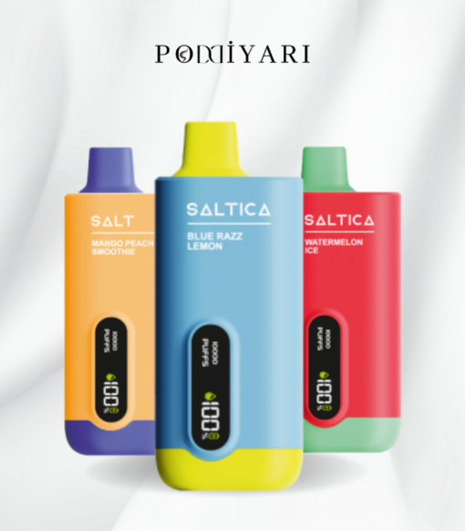 Saltica 12000 Dijital Göstergeli Puff poddiyari.com