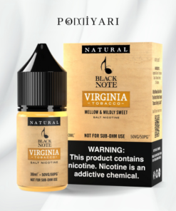 Black Note Virginia Tobacco SALT Likit 30 Ml poddiyari.com